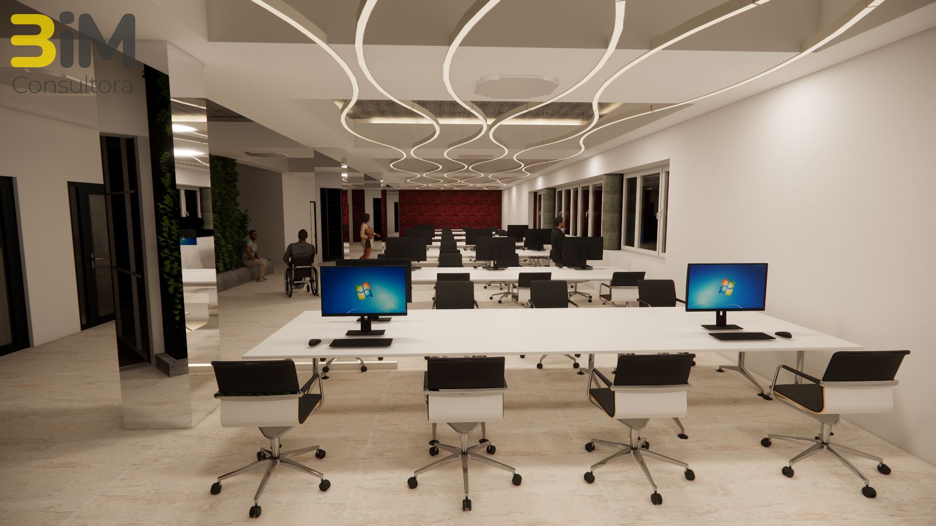 Render refuncionalización de edificio